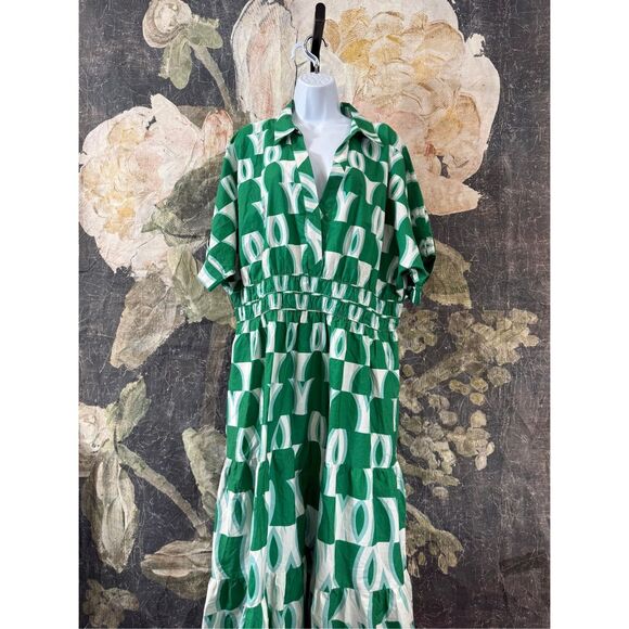 New Anthropologie The Somerset Maxi Shirt Dress Edition Size L - Picture 12 of 12